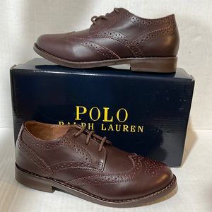 NWT POLO RALPH LAUREN WIG TIP OXFORDS
